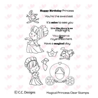 C. C. Designs Clear Stamps - Magical Princess